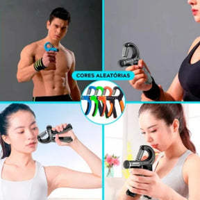 Flexor Force - Mãos e Antebraços Fortes e Grandes Hand Grip Resistente e Regulável 5 a 60kg