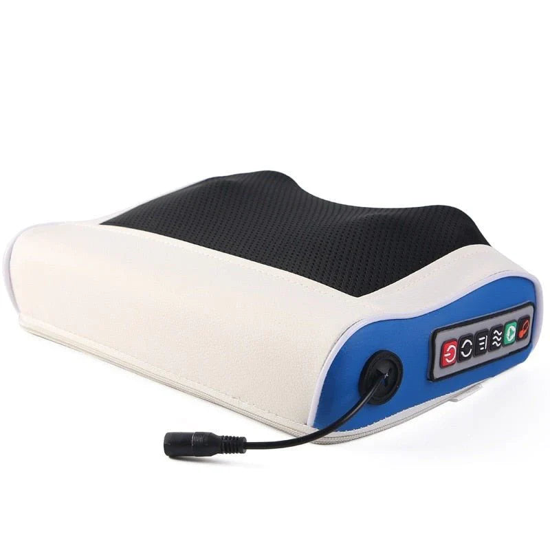 Travesserio Massageador Elétrico  Multifuncional para Pescoço | Relaxamento e Saúde