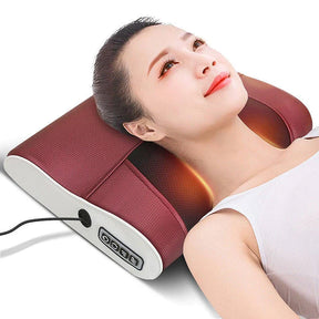 Travesserio Massageador Elétrico  Multifuncional para Pescoço | Relaxamento e Saúde